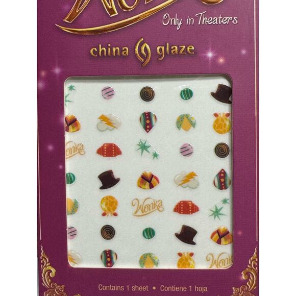 China Glaze Willy Wonka Nail Decals, 1 Sheet - Picture 2 of 2